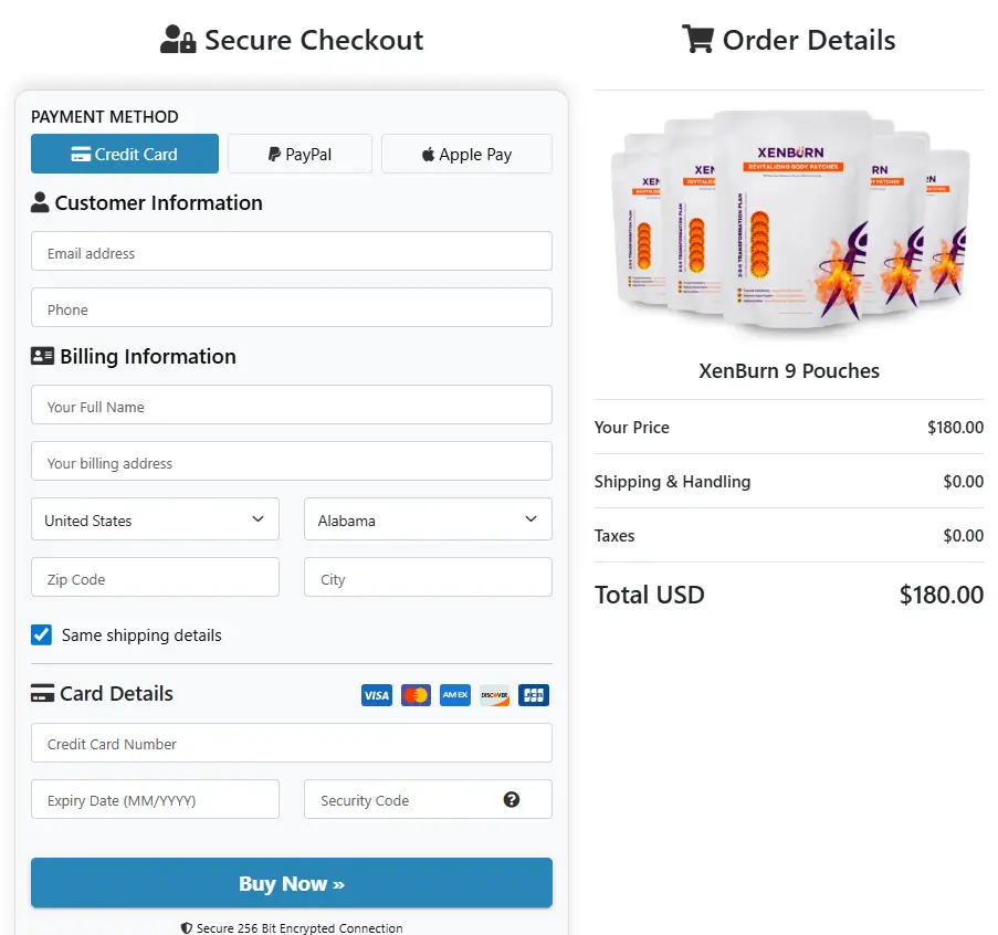 XenBurn-Secure-Checkout